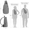image:imageTravelon AntiTheft Classic Sling BagGray