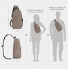 image:imageTravelon AntiTheft Classic Sling BagHazelnut