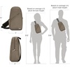 image:imageTravelon AntiTheft Classic Sling BagNutmeg