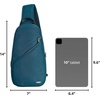 image:imageTravelon AntiTheft Classic Sling BagPeacock