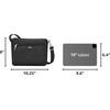 image:imageTravelon AntiTheft Classic Small EastWest CrossbodyBlack