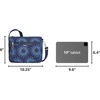 image:imageTravelon AntiTheft Classic Small EastWest CrossbodyGeo Sunflower