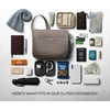 image:imageTravelon AntiTheft Classic Small EastWest CrossbodyHazelnut