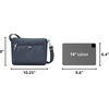image:imageTravelon AntiTheft Classic Small EastWest CrossbodyMidnight