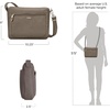 image:imageTravelon AntiTheft Classic Small EastWest CrossbodyNutmeg