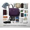image:imageTravelon AntiTheft Classic Small EastWest CrossbodyPurple