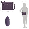 image:imageTravelon AntiTheft Classic Small EastWest CrossbodyPurple
