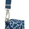 image:imageTravelon AntiTheft Classic Small EastWest CrossbodyWoven Flower