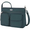 image:imageTravelon AntiTheft Essentials Patch Pocket Crossbody BagPeacock