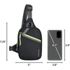 image:imageTravelon AntiTheft Greenlander Compact Sling BagJet Black