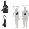 image:imageTravelon AntiTheft Greenlander Compact Sling BagJet Black