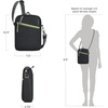 image:imageTravelon AntiTheft Greenlander Small CrossbodyJet Black