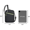 image:imageTravelon AntiTheft Greenlander Small CrossbodyJet Black