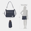image:imageTravelon AntiTheft Heritage Hobo BagIndigo