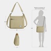 image:imageTravelon AntiTheft Heritage Hobo BagNatural