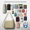 image:imageTravelon AntiTheft Heritage Hobo BagNatural