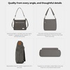 image:imageTravelon AntiTheft Heritage Hobo BagPewter