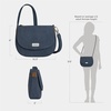 image:imageTravelon AntiTheft Heritage Saddle Crossbody  AntiTheftIndigo