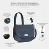 image:imageTravelon AntiTheft Heritage Saddle Crossbody  AntiTheftIndigo