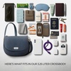 image:imageTravelon AntiTheft Heritage Saddle Crossbody  AntiTheftIndigo