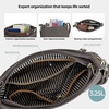 image:imageTravelon AntiTheft Heritage Saddle Crossbody  AntiTheftPewter