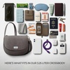 image:imageTravelon AntiTheft Heritage Saddle Crossbody  AntiTheftPewter