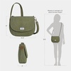 image:imageTravelon AntiTheft Heritage Saddle Crossbody  AntiTheftSage