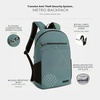 image:imageTravelon AntiTheft Metro Backpack with RFID blocking pouchSlate BlueNew Hardware
