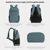 image:imageTravelon AntiTheft Metro Backpack with RFID blocking pouchSlate BlueNew Hardware