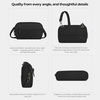 image:imageTravelon AntiTheft Metro Convertible Small Crossbody BagBlack