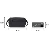 image:imageTravelon AntiTheft Metro Convertible Small Crossbody BagBlack