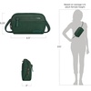 image:imageTravelon AntiTheft Metro Convertible Small Crossbody BagForest Heather