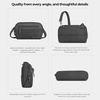 image:imageTravelon AntiTheft Metro Convertible Small Crossbody BagGray Heather
