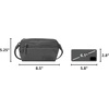 image:imageTravelon AntiTheft Metro Convertible Small Crossbody BagGray Heather