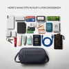 image:imageTravelon AntiTheft Metro Convertible Small Crossbody BagNavy Heather