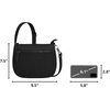 image:imageTravelon AntiTheft Metro Saddle CrossbodyBlack