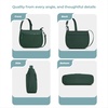 image:imageTravelon AntiTheft Metro Saddle CrossbodyForest Heather