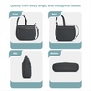 image:imageTravelon AntiTheft Metro Saddle CrossbodyGray Heather