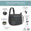 image:imageTravelon AntiTheft Metro Saddle CrossbodyGray Heather