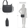 image:imageTravelon AntiTheft Metro Saddle CrossbodyGray Heather