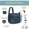 image:imageTravelon AntiTheft Metro Saddle CrossbodyNavy Heather