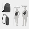 image:imageTravelon AntiTheft Metro Sling with RFID blocking pouchGray Heather