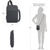 image:imageTravelon AntiTheft Metro Stadium MiniGray Heather