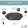 image:imageTravelon AntiTheft Metro Waist PackGray Gray Heather