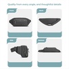 image:imageTravelon AntiTheft Metro Waist PackGray Gray Heather