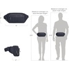 image:imageTravelon AntiTheft Metro Waist PackNavy Heather