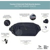 image:imageTravelon AntiTheft Metro Waist PackNavy Heather