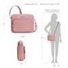 image:imageTravelon AntiTheft Roam EastWest CrossbodyDesert Pink