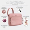 image:imageTravelon AntiTheft Roam EastWest CrossbodyDesert Pink