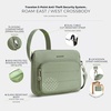 image:imageTravelon AntiTheft Roam EastWest CrossbodyMoss